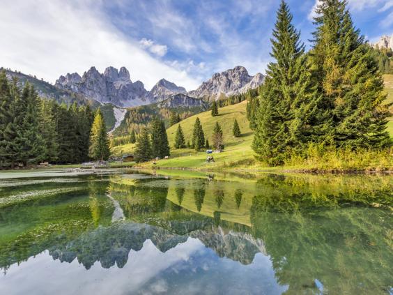 Wunderschöner Almsee bei den Hofalmen