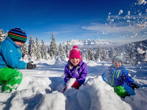 Spaß im Schnee beim Winterurlaub in Filzmoos